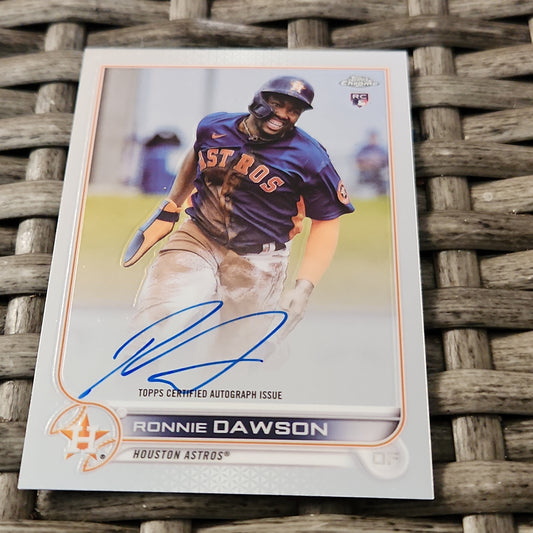 Topps Chrome Ronnie Dawson RC Auto #RA-RDA