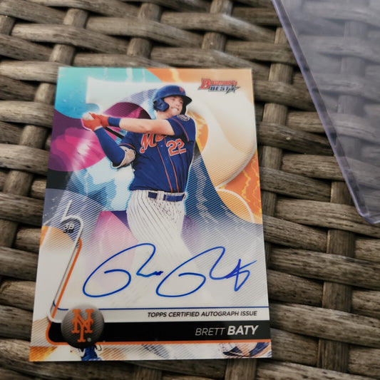 Topps Bowman Best Brett Baty Auto #B20-BTY