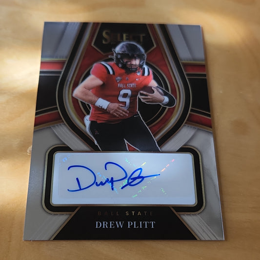 Panini Select Drew Plitt Auto #RS-DPL