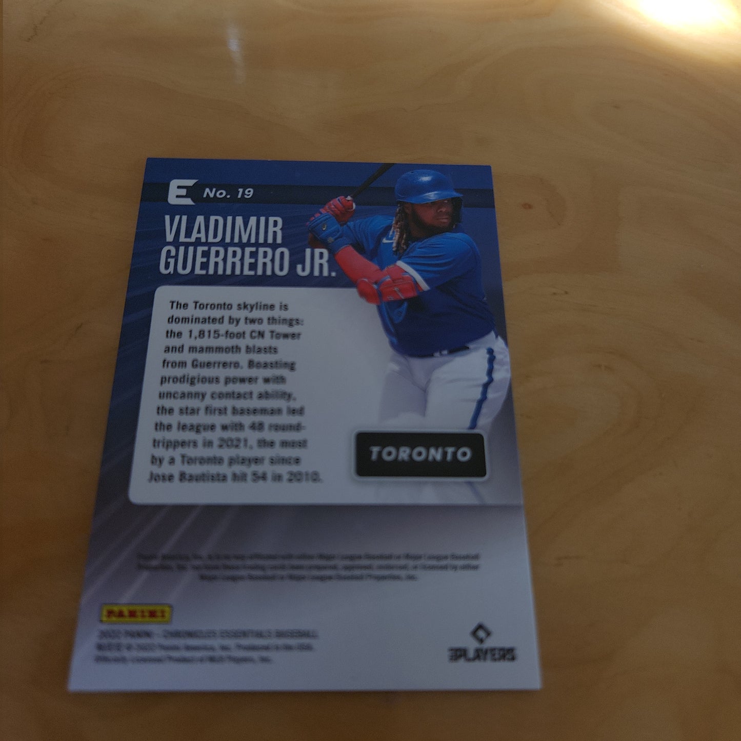 Panini E Red Parallel Valdimir Guerrero Jr. 047/199 #19