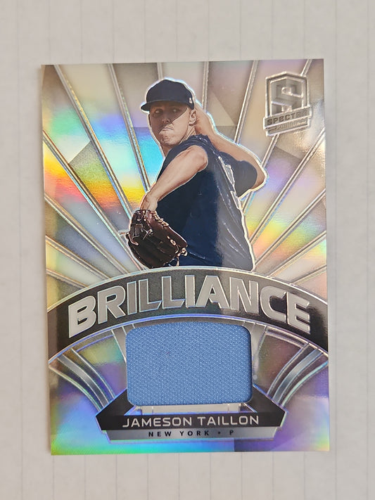 JAMESON TAILLON 2021 Panini Spectra Brilliance Materials Jersey Relic BM-JT