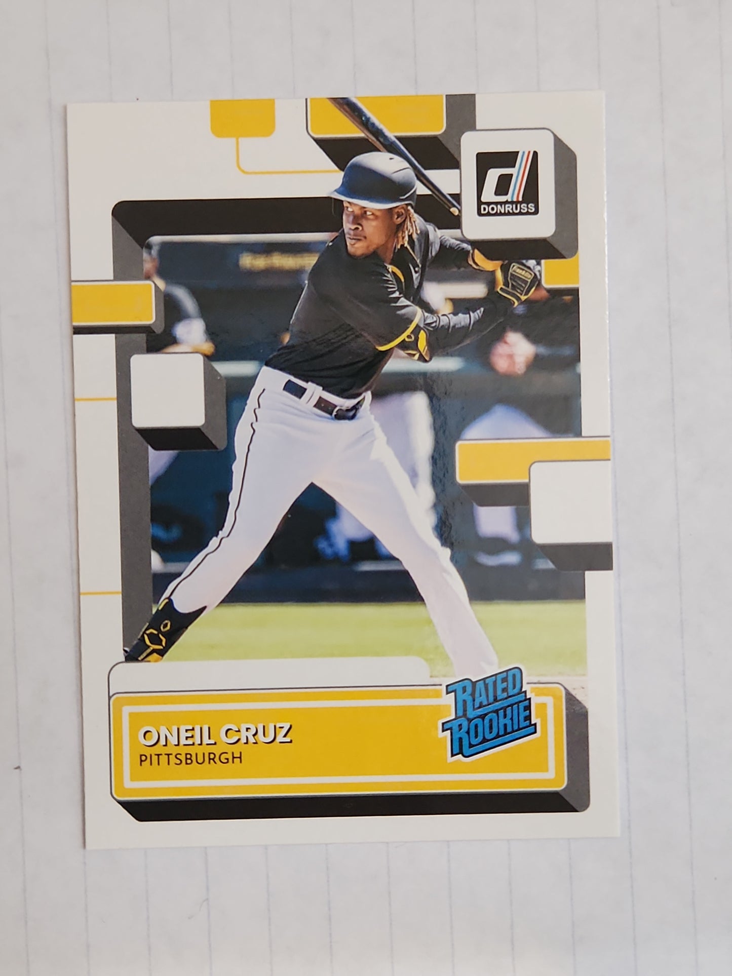 2022 Panini Donruss ONEIL CRUZ Rated ROOKIE CARD RC #80 Pittsburgh Pirates Oneal