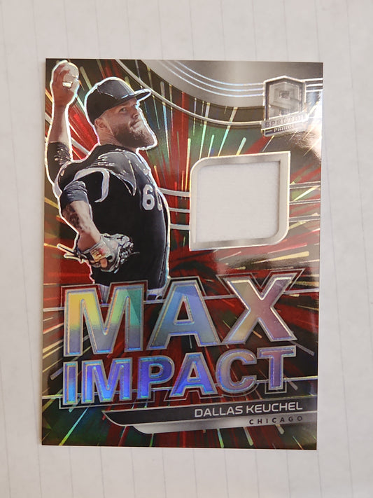 2021 Panini Spectra Max Impact Materials Hyper 11/75 Dallas Keuchel #MI-DK