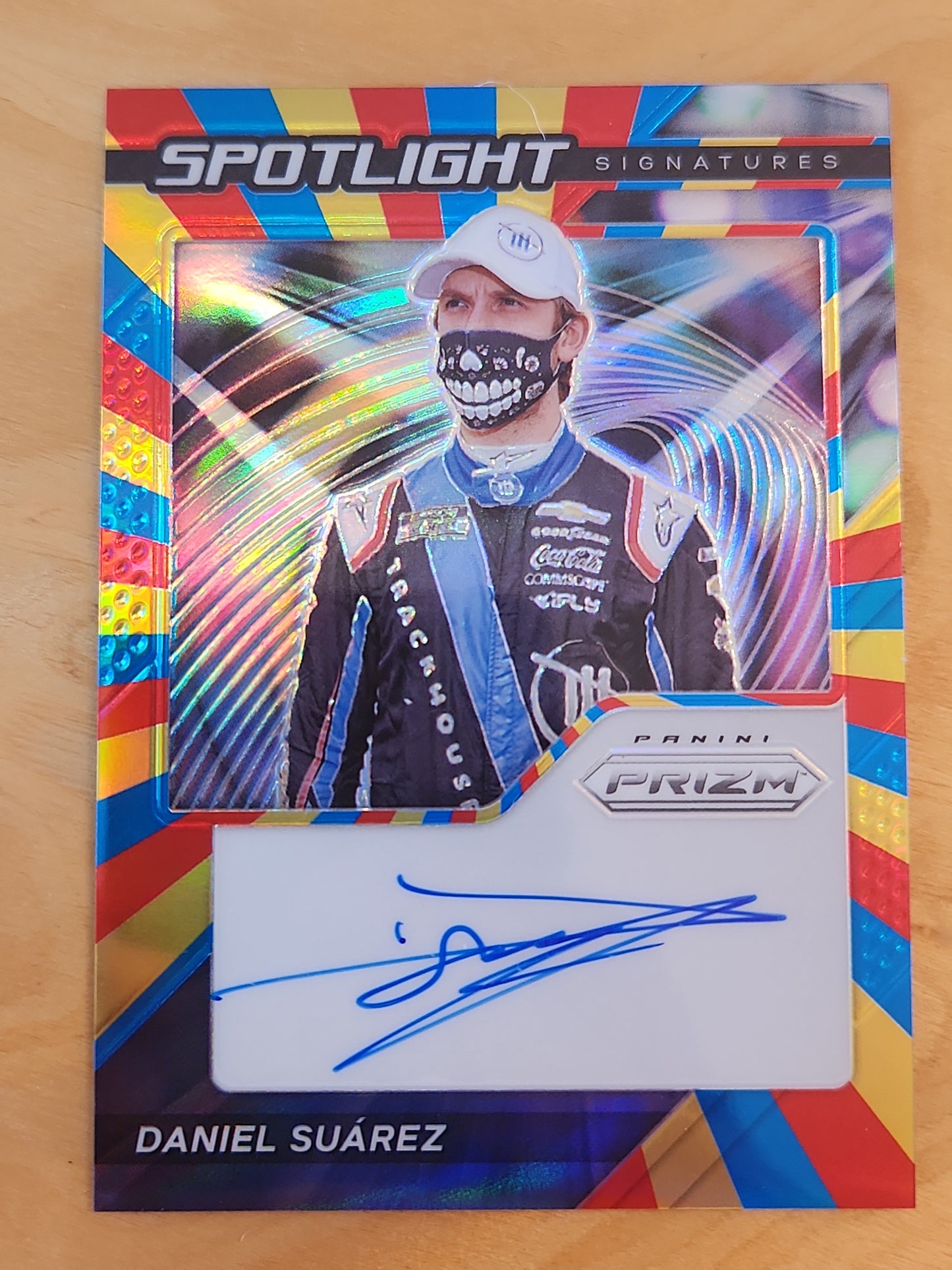 2021 Panini Prizm Spotlight Signatures  14/15 Daniel Suarez #SS-DS Auto