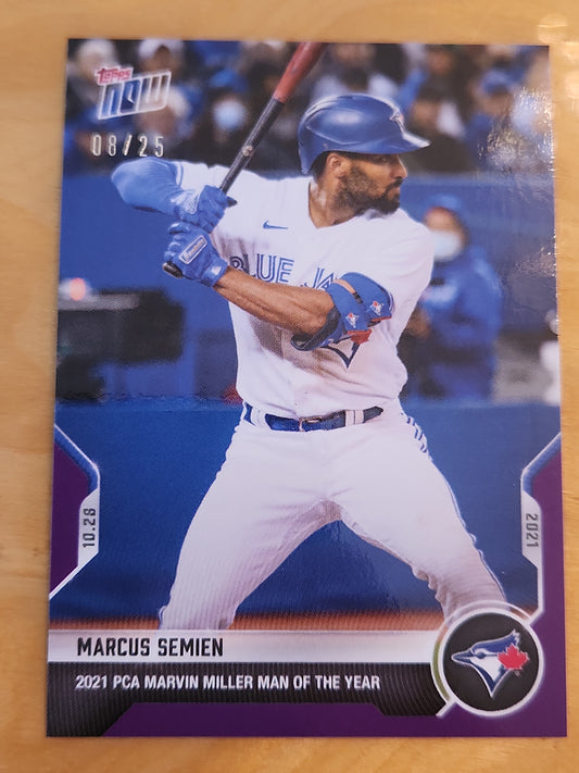 2021 Topps Now #PCA-2 Marcus Semien Toronto Blue Jays 08/25