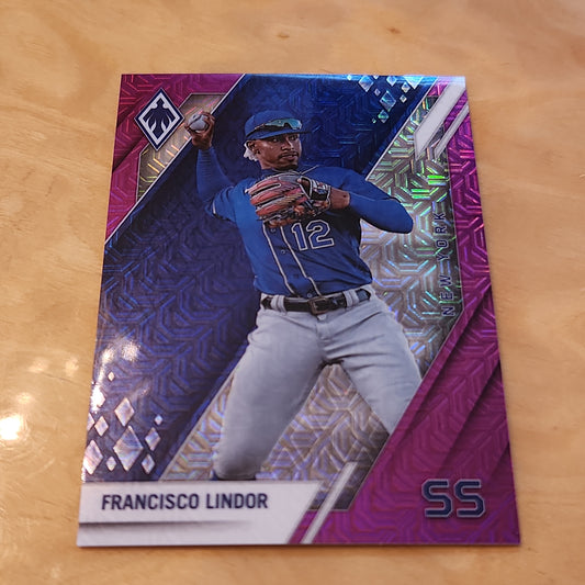 Panini Mosaic Refractor Francisco Lindor 26/99 #23