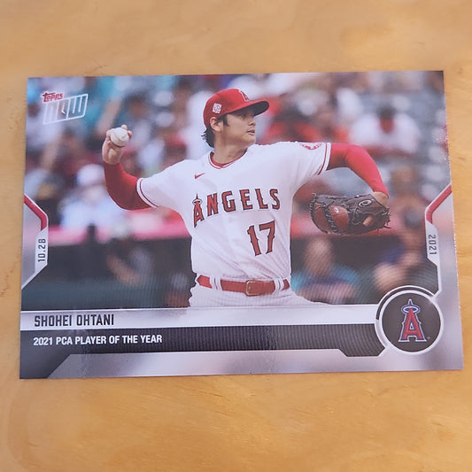 2021 Topps Now Players Choice Awards Shohei Ohtani Angels PCA #1 /863