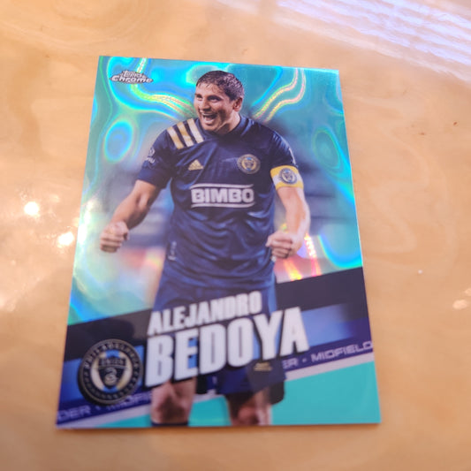 Topps Chrome Green Refractor Alejandro Bedoya 083/299 #34