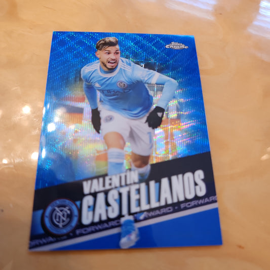 Topps Chrome Blue Parallel Valentin Castellanos 119/199 #39