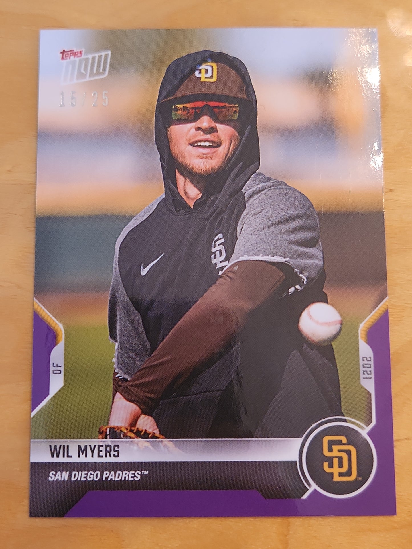 2021 Topps Now Parallel #00-423 WIL MYERS SAN DIEGO PADRES 22/25