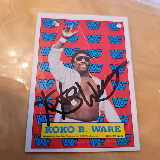 WWE Koko B. Ware Auto #3