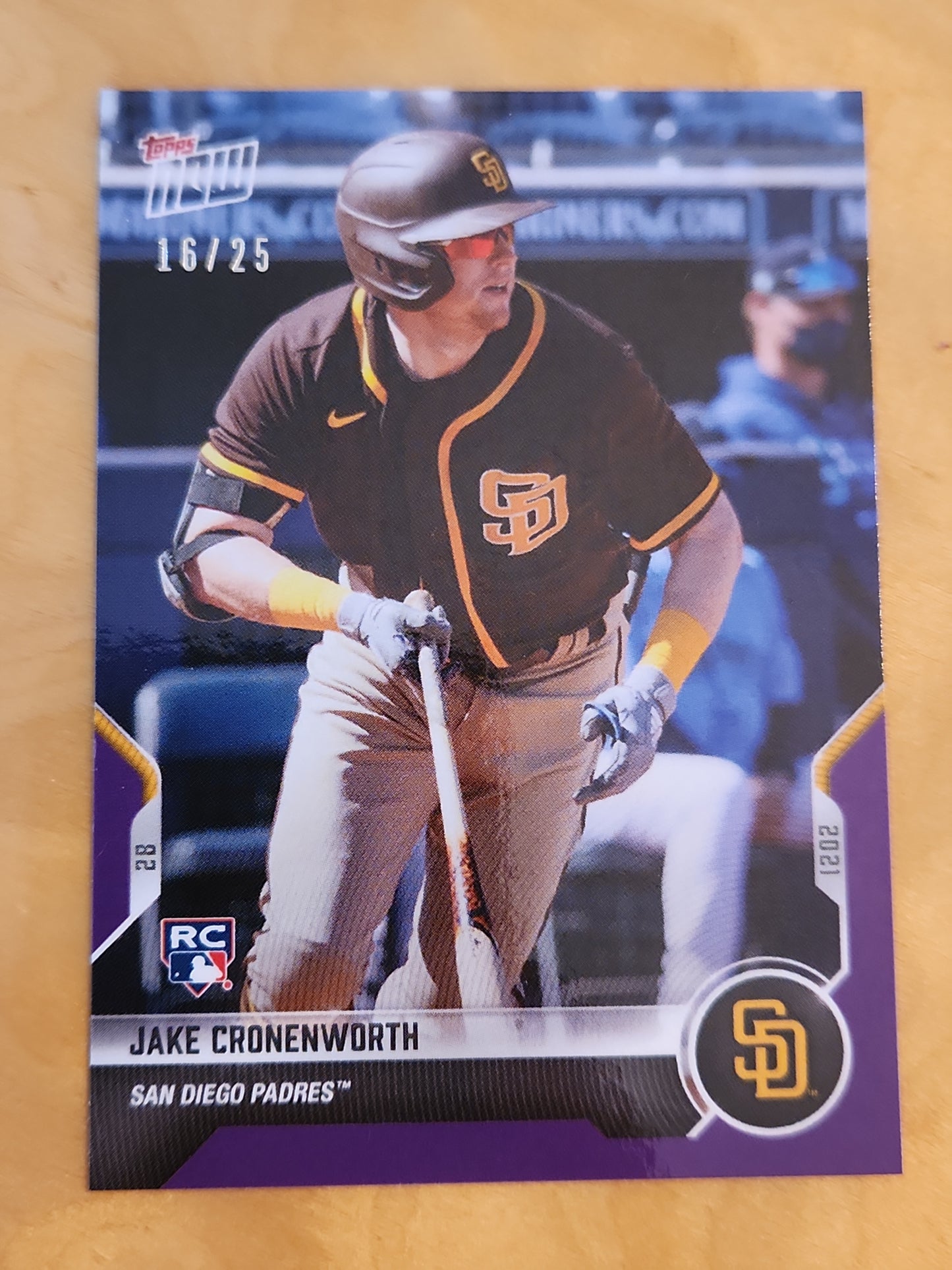 2021 Topps Now Parallel #00-424 Jake Cronenworth SAN DIEGO PADRES 16/25