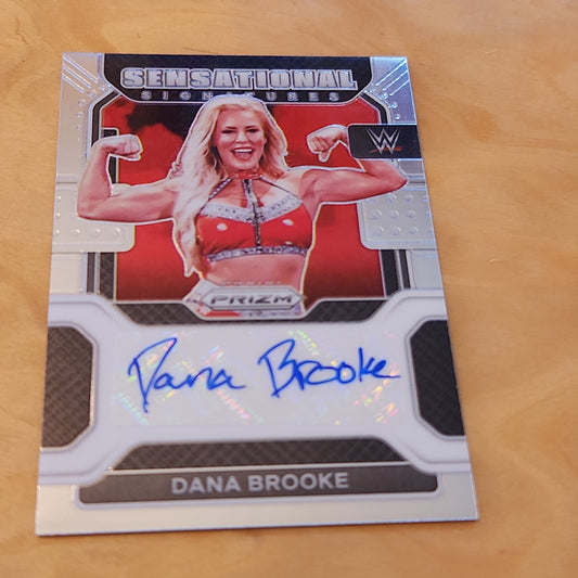Panini Prizm Sensational Dana Brooke Auto #SS-DBK