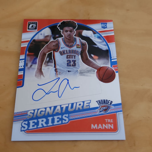 Panini Optic Signature Series Tre Mann RC Auto #SS-TMN
