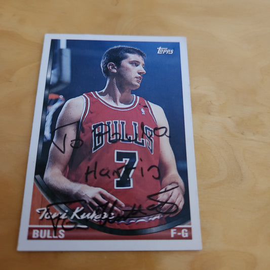 Topps Toni Kukoc Auto #316