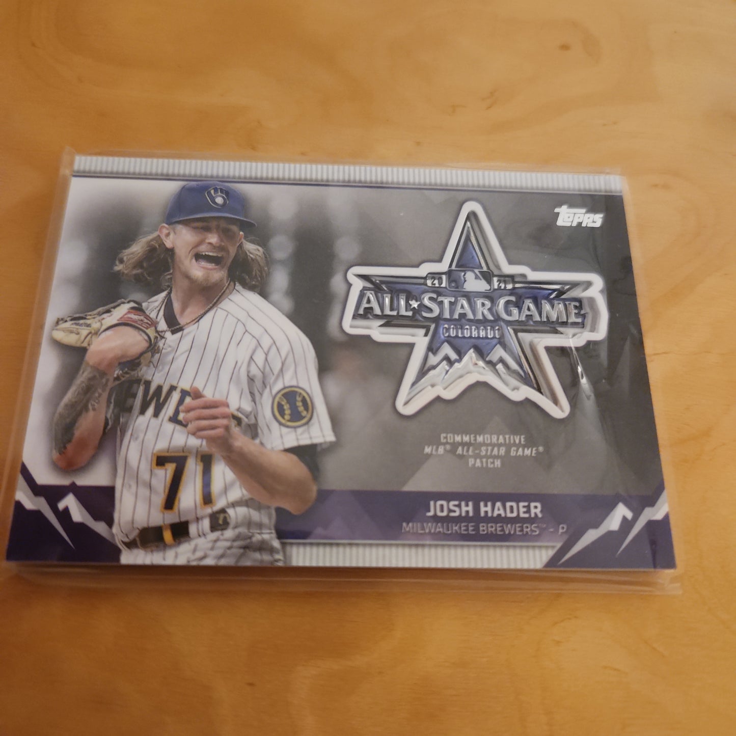 Topps All-Star Game Josh Hader Relic #ASGP-JH