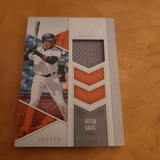 Panini Absolute Baseball Jaylen Davis RC Jersey Patch #ARM-JD