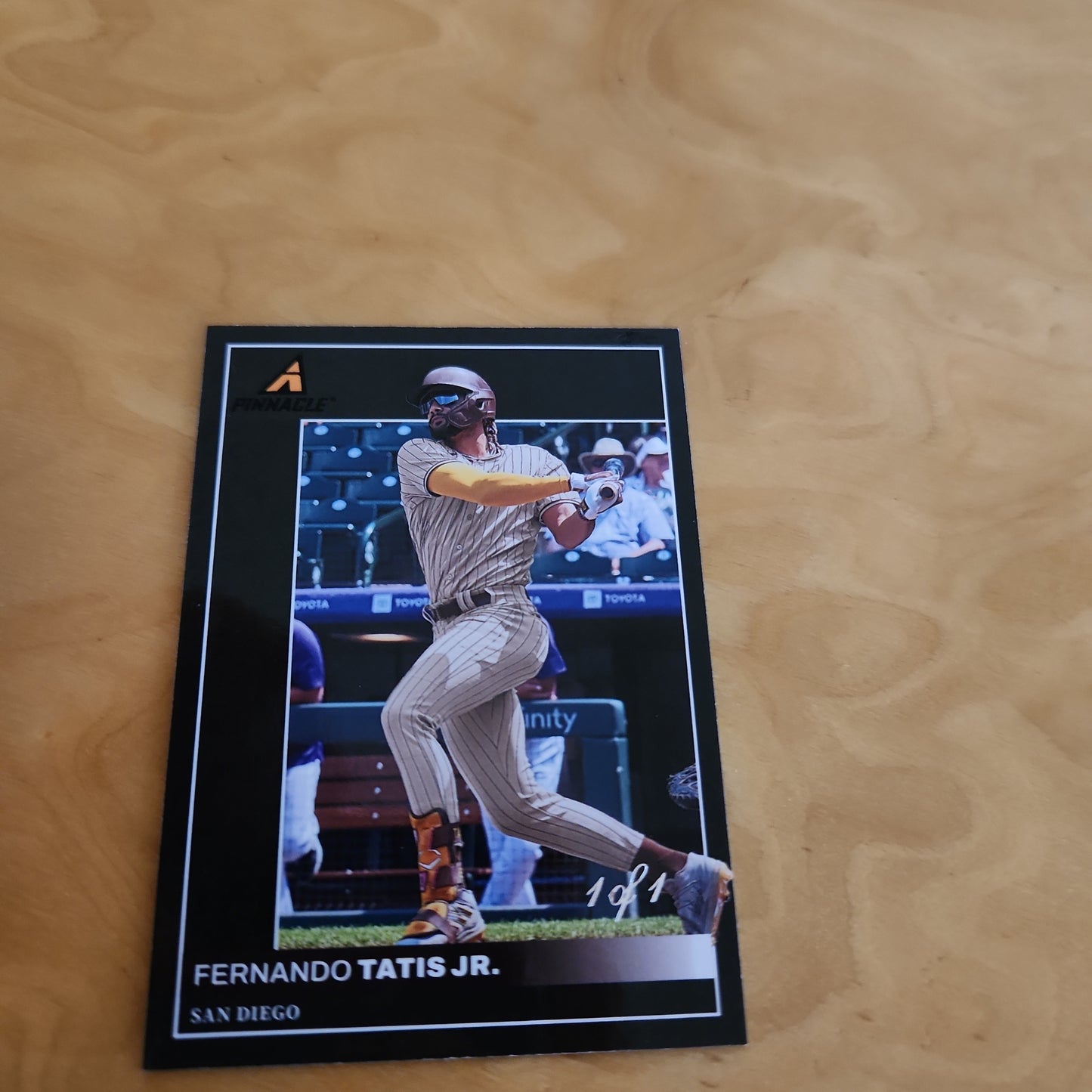 Panini Pinnacle Black Parallel Fernando Tatis Jr. 1/1 #20