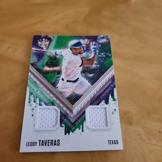 Panini Mosaic Leddey Taveras Dual Relic #OKM-LT