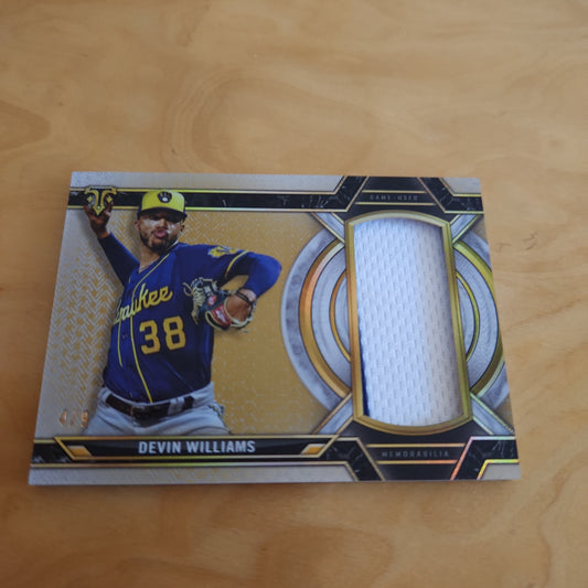 Topps Jumbo Relic Devin Willams 4/9 #SJR-DW