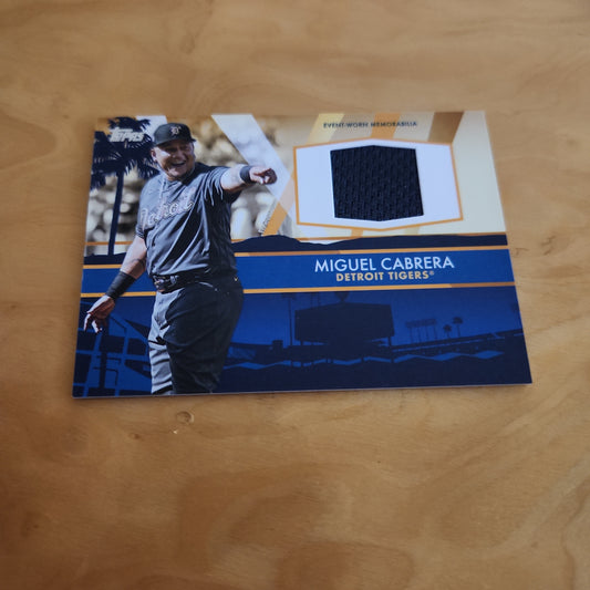 Topps All-Star Miguel Cabrera Relic #ASSC-MC
