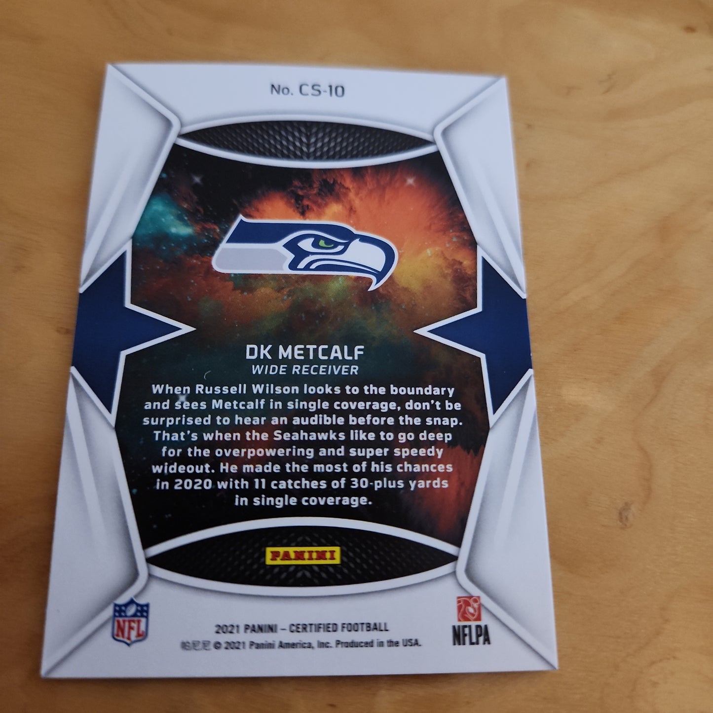 Panini Certified Stars DK Metcalf #CS-10