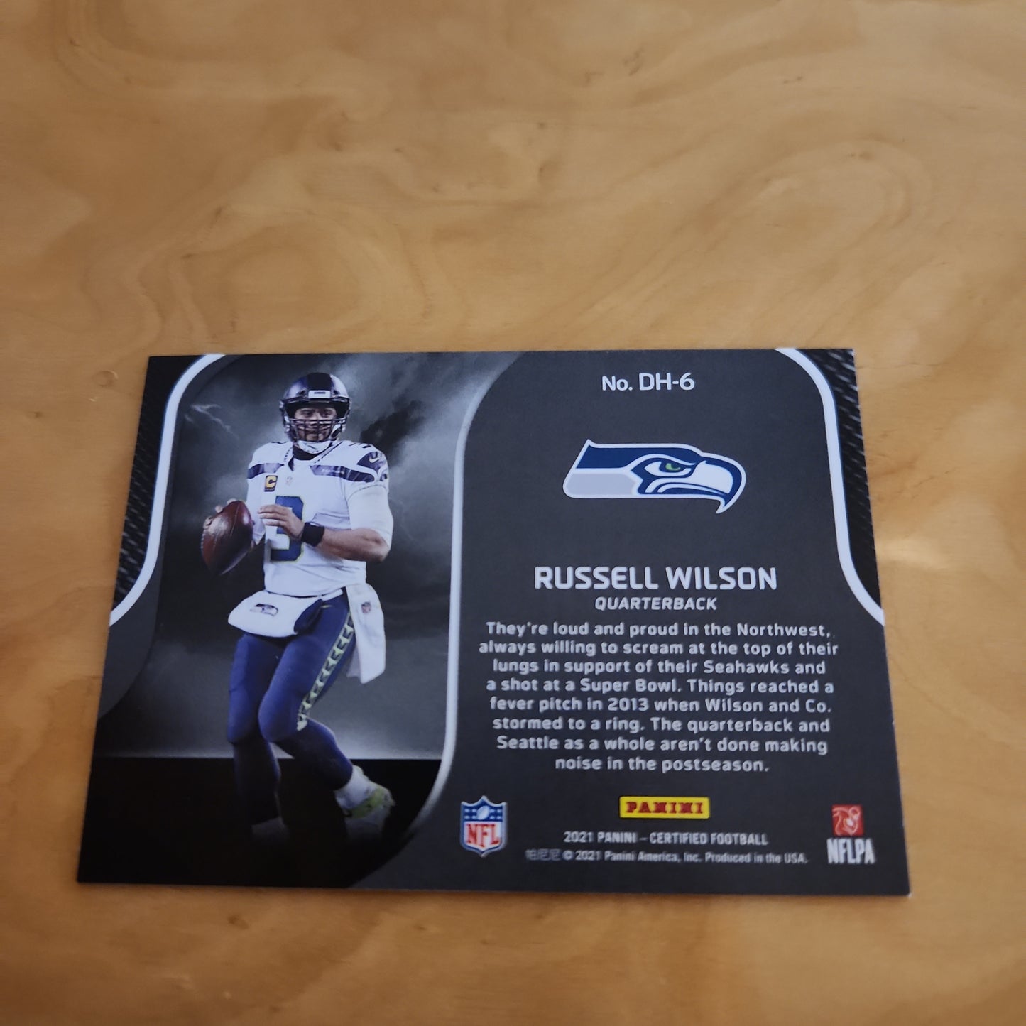 Panini Certified Dark Horses Russell Wilson #DH-6
