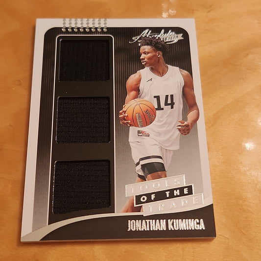 Panini Absolute Basketball Tools Of The Trade Jonathan Kuminga Triple Relic #ATT-JK