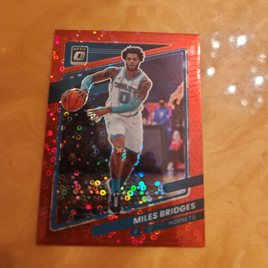 Panini Prizm Optic Red Disco Miles Bridges 57/85 #107
