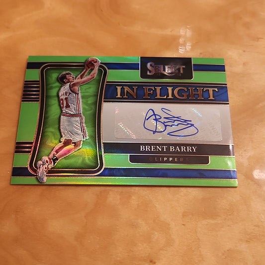 Panini Select In Flight Green Brent Barry Auto #12/99 #IF-BBY
