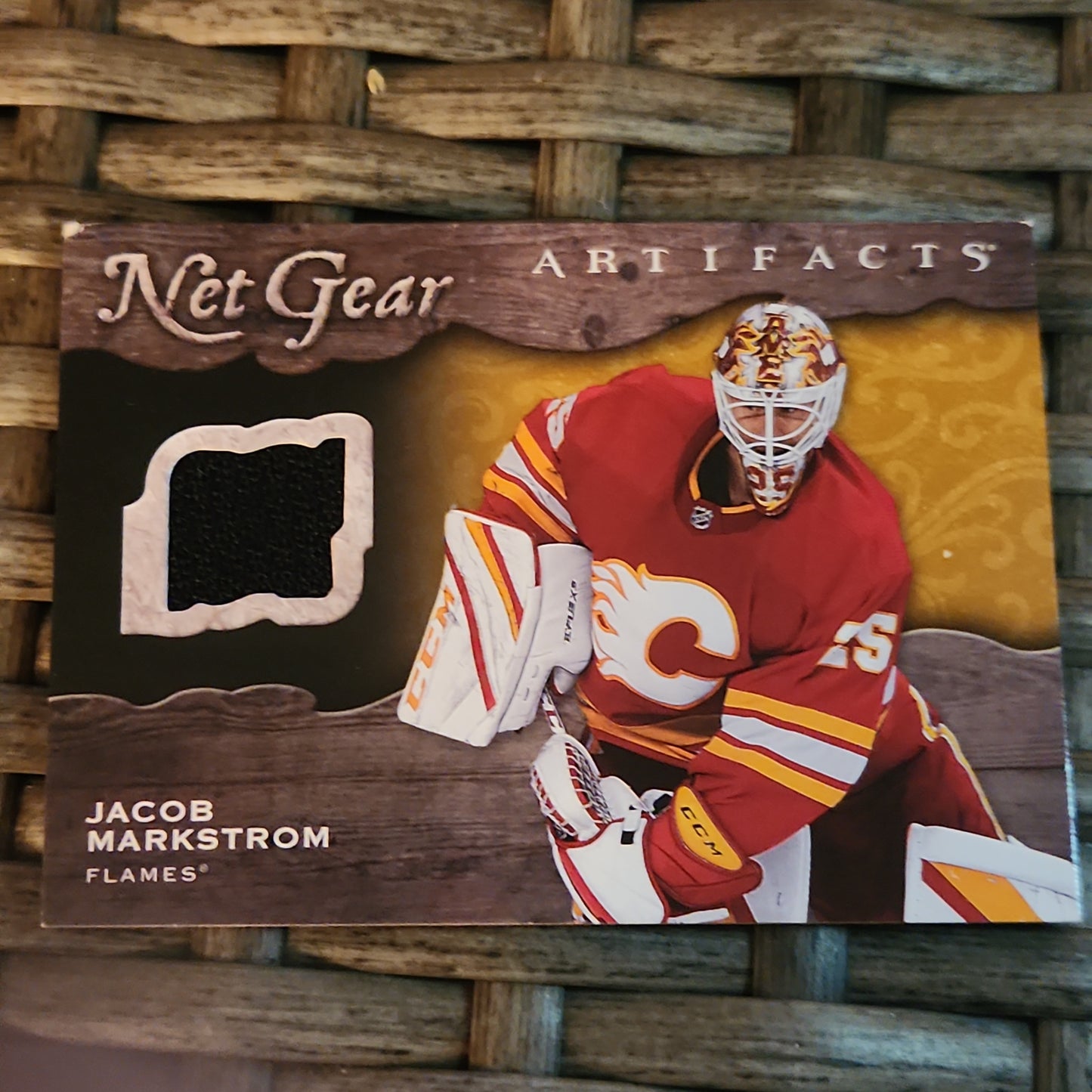 2021-22 Upper Deck Artifacts Net Gear Jacob Markstrom #NG-JM