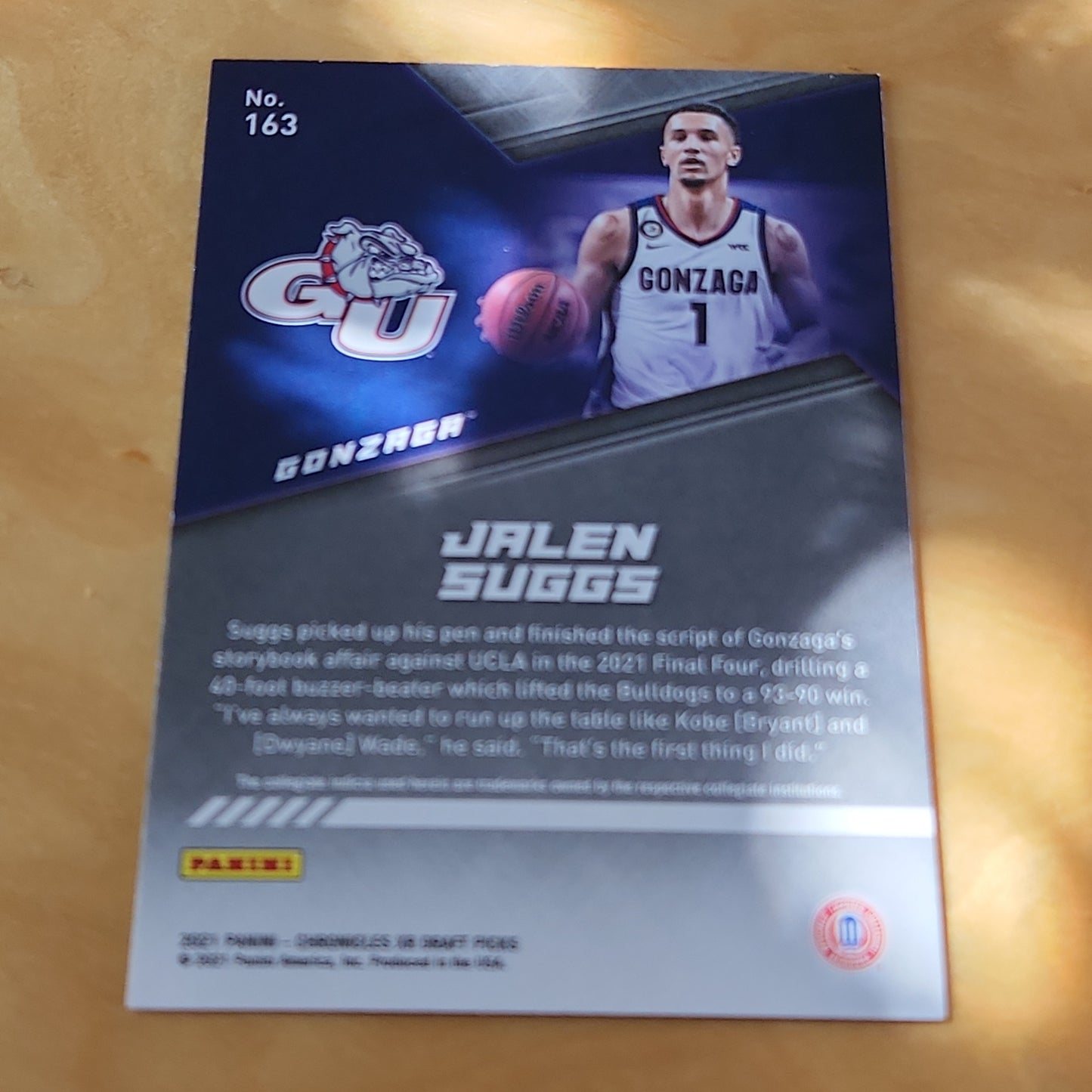 Panini XR Jalen Suggs RC #163
