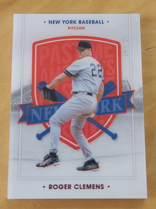 2021 Panini Chronicles America's Pastime #99 Roger Clemens NY Yankees NM/MT 25/75