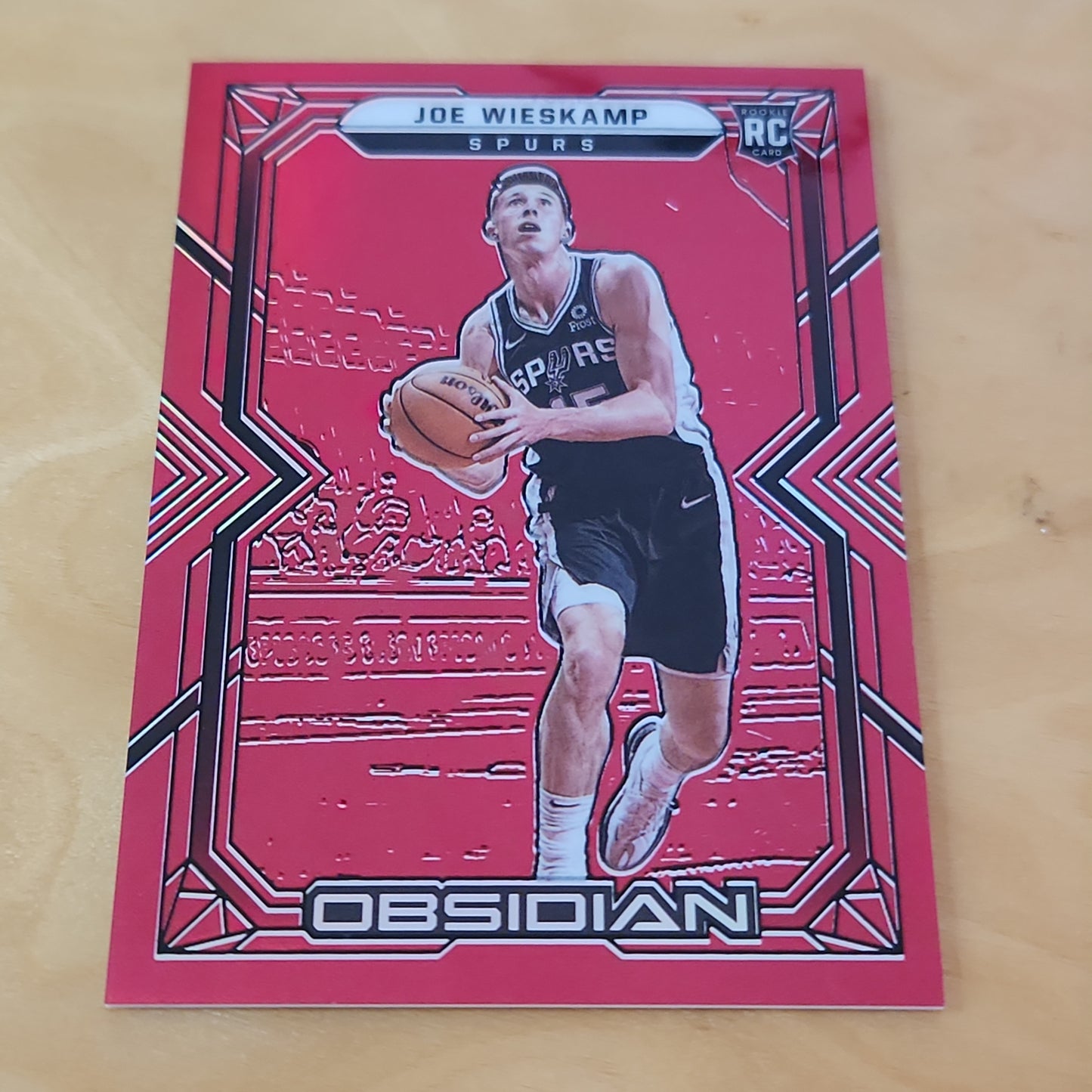 Panini Obsidian Red Joe Wieskamp RC #198
