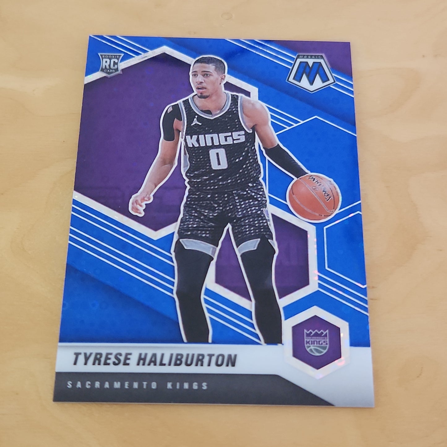 Panini Prizm Mosiac Blue Disco Tyrese Haliburton RC 36/85 #204