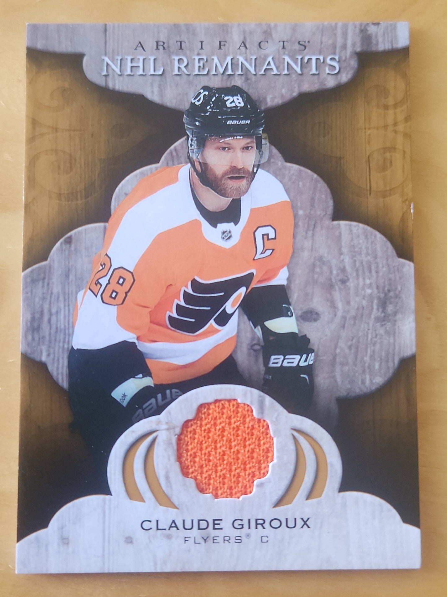 2021-22 Upper Deck Artifacts NHL Remnants Jersey # NR-CG Claude Giroux