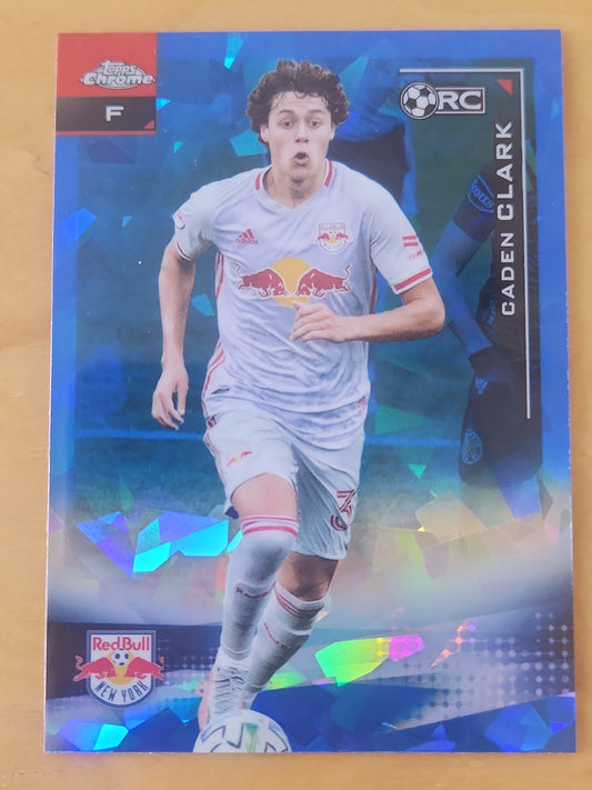 2021 Topps Chrome MLS Soccer Sapphire Edition #115 Caden Clark RC Rookie