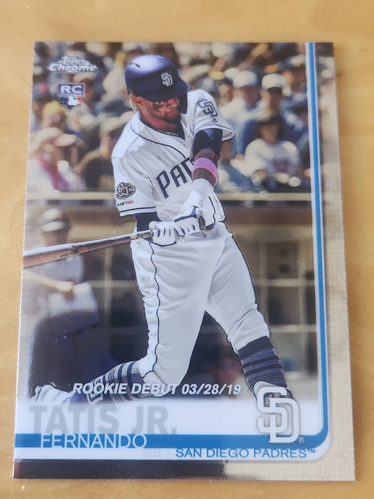 2019 Topps Chrome Update Fernando Tatis Jr. Rookie RC #54