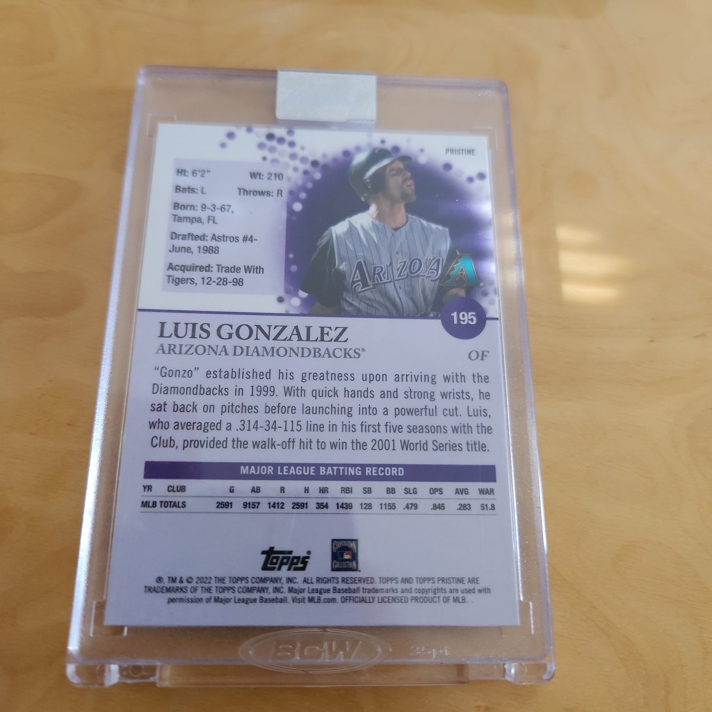 Topps Pristian Luis Gonzalez #195