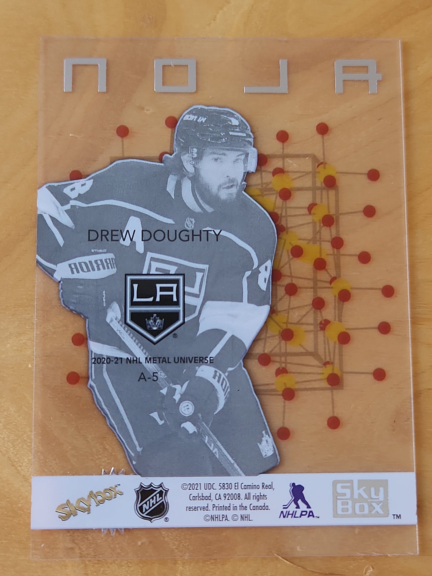 2020-21 Skybox Metal Universe Drew Doughty Alon Acetate SP A-5