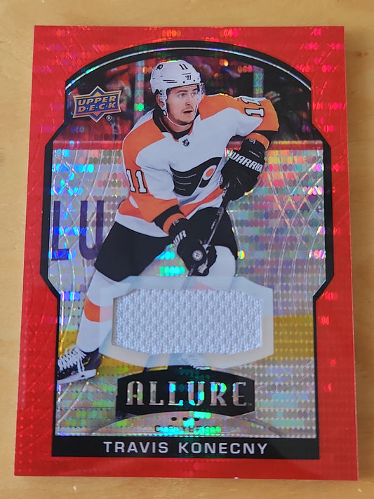 2020-21 Allure Hockey RED RAINBOW Parallel Flyers TRAVIS KONECNY #20