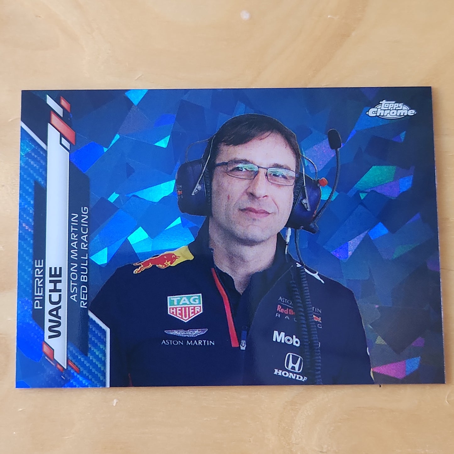 2020 Topps Formula 1 F1 Sapphire Pierre Wache #91 Aston Martin Red Bull