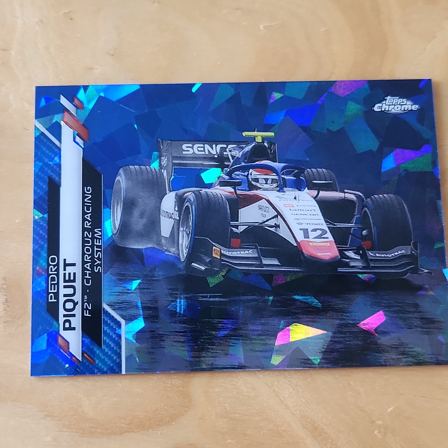 2020 TOPPS CHROME SAPPHIRE Pedro Piquet- Charouz Racing System F2