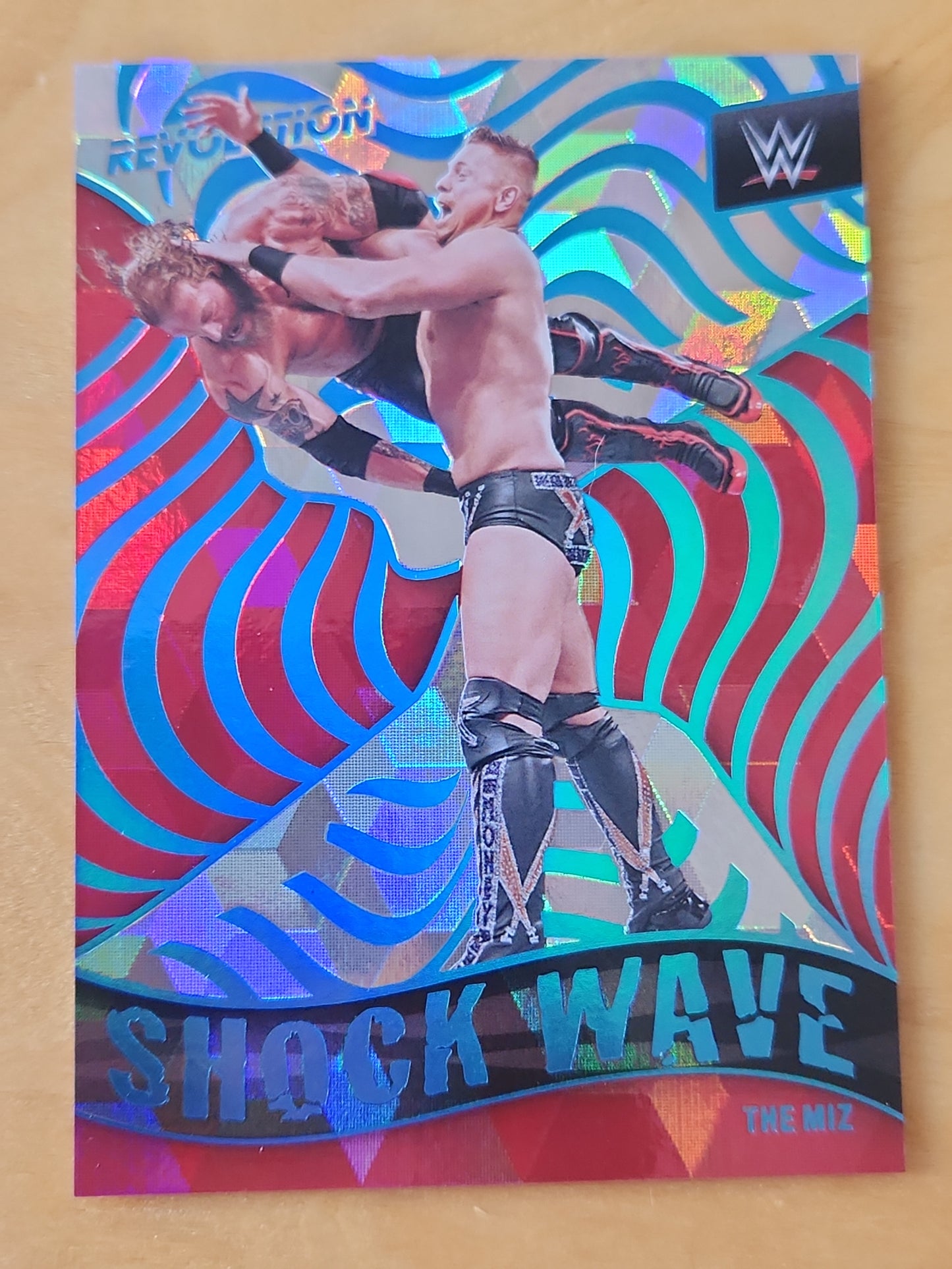 THE MIZ 2022 REVOLUTION WWE SP SHOCK WAVE SUNBURST 15/49