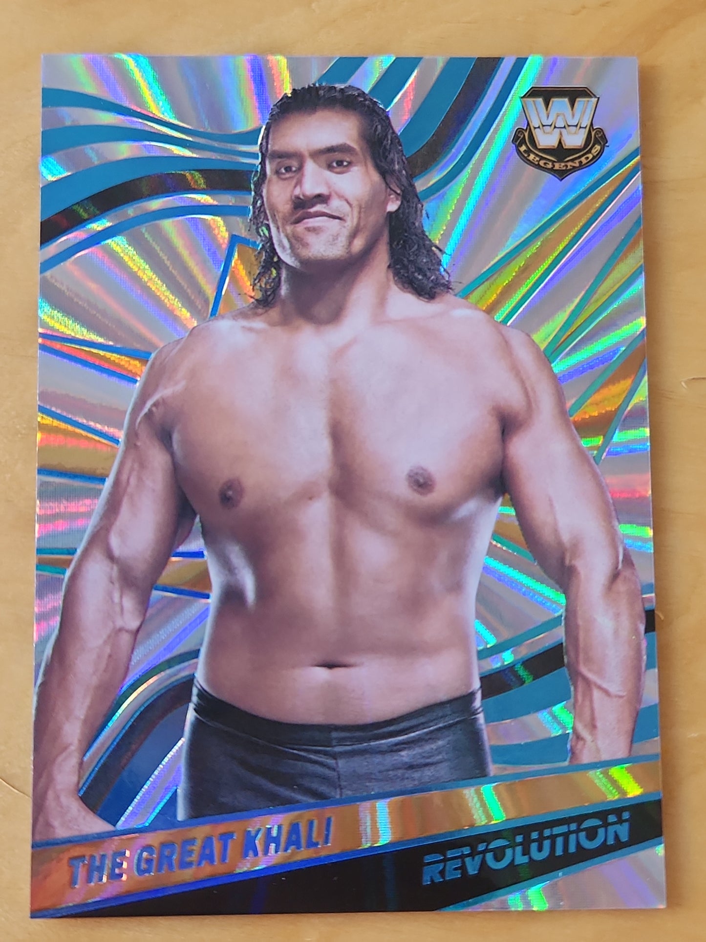 The Great Khali 2022 Panini Revolution WWE Legends Lava Gold #39/99 SSP SP 126