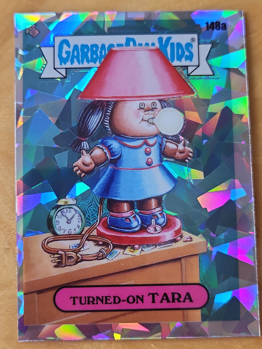 2021 GARBAGE PAIL KIDS GPK CHROME 4 ATOMIC REFRACTOR TURNED-ON TARA 148a NM