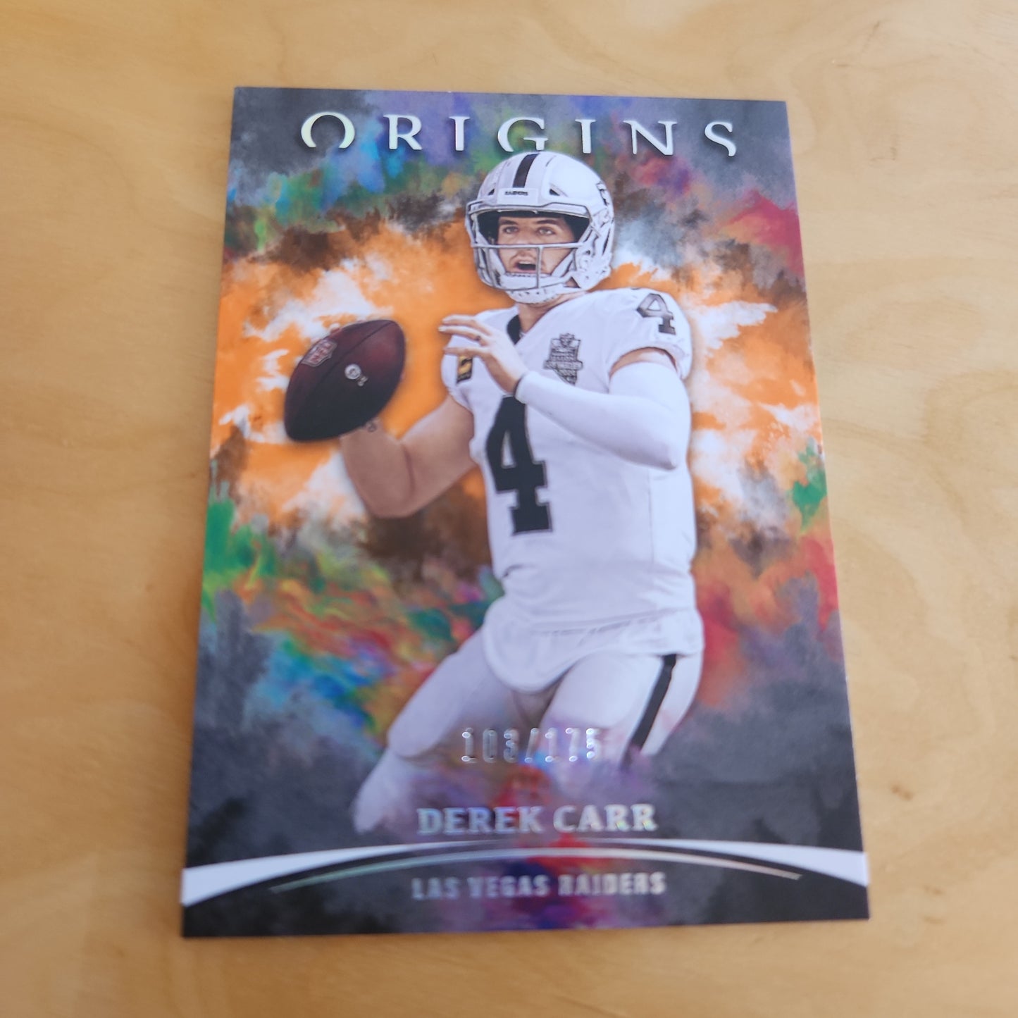 Panini Orgins Derek Carr 103/175 #57