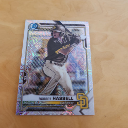Topps B Chrome Refractor Robert Hassell #BCP-120