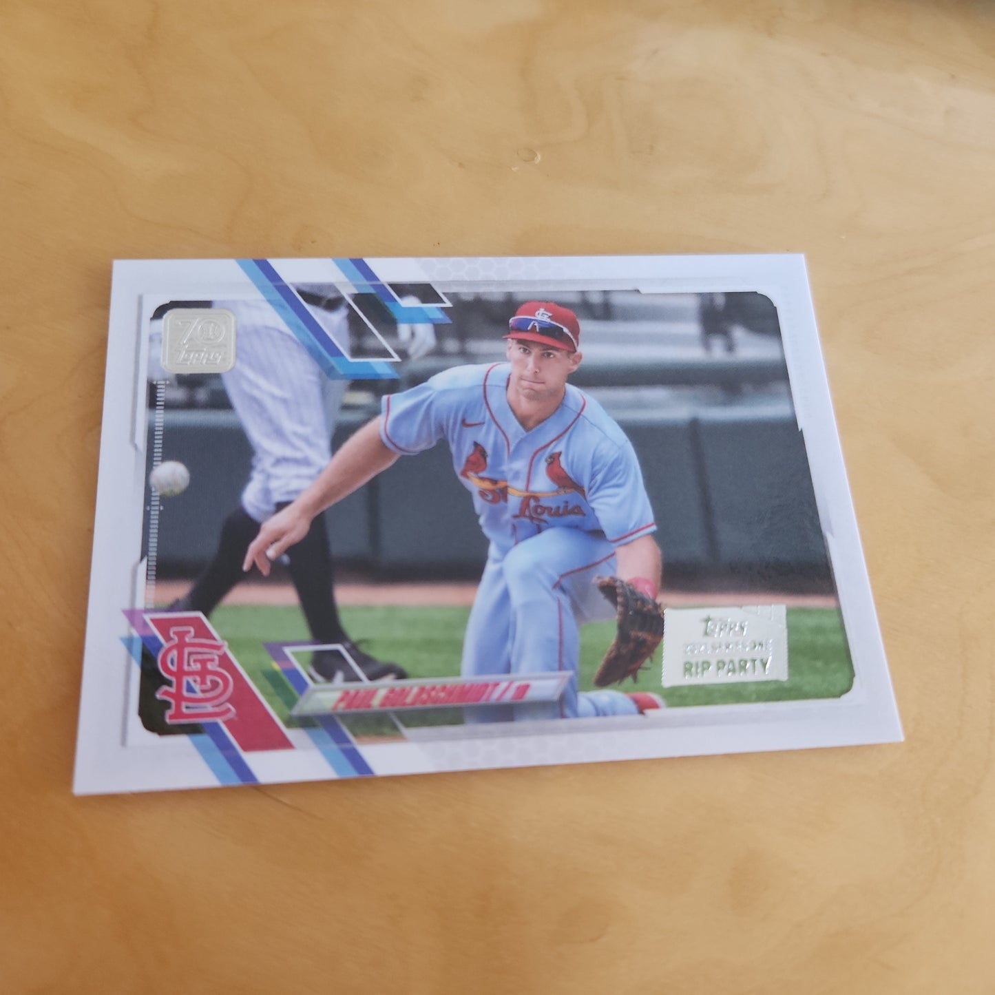 Topps 70th Anniversary 2021 Series 1 RIP Party Paul Goldschmidt 03/10 #229