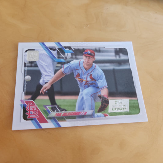 Topps 70th Anniversary 2021 Series 1 RIP Party Paul Goldschmidt 03/10 #229